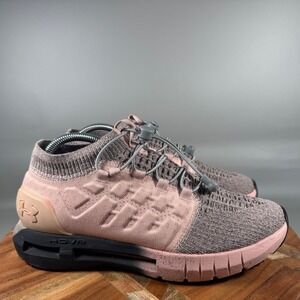 Under Armour HOVR Phantom NC Pink Grey Running Shoes Womens 11 3000093-605